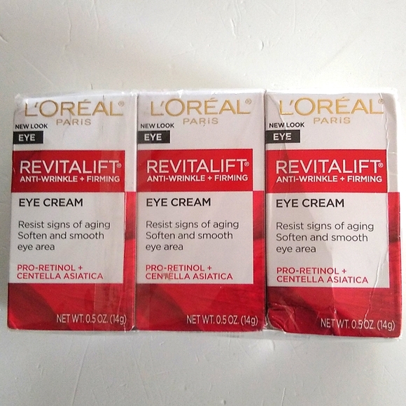 L'Oreal Paris revitalift anti wrinkle firming eye cream lot of three new boxes. - Picture 1 of 7